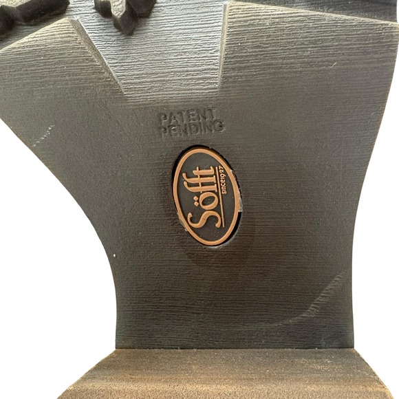 Söfft Women's Jordie Brown Suede Leather Chelsea Lug Heel Ankle Boots Size 9.5M - Picture 7 of 8